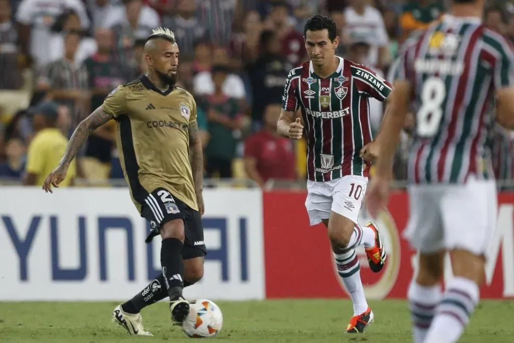 Vidal jugó todo el partido frente a Fluminense | Foto: Imago