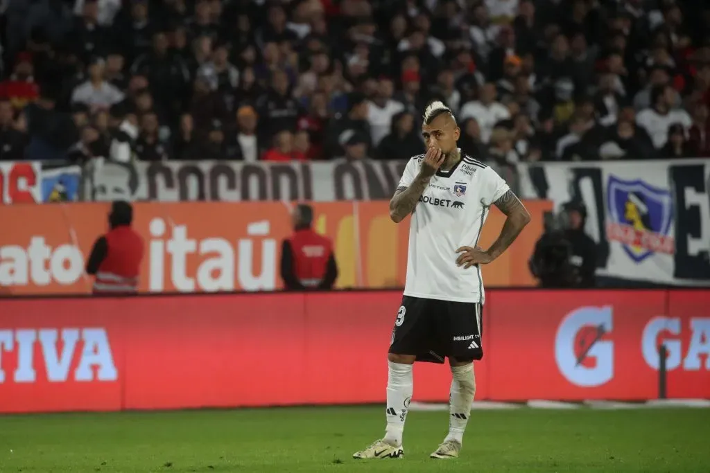 Arturo Vidal quedó molesto con la conducción del árbitro Nicolás Millas | Foto: Photosport