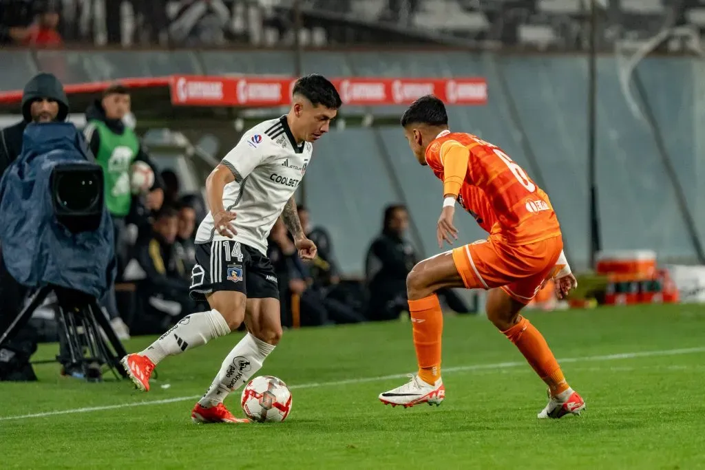Cristián Zavala en el partido de Colo Colo vs Cobreloa. (Foto: Guillermo Salazar/DaleAlbo)