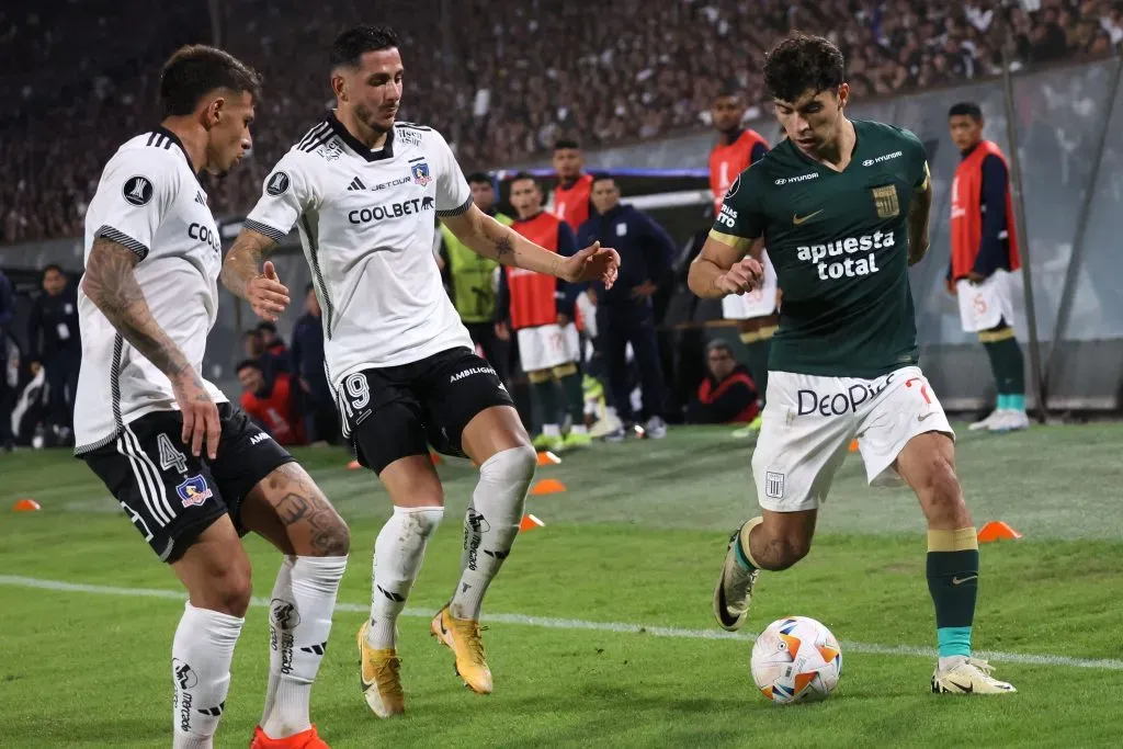 Gonzalo Castellani fue titular en Copa Libertadores en Colo Colo vs Alianza Lima. | Imagen: Photosport.