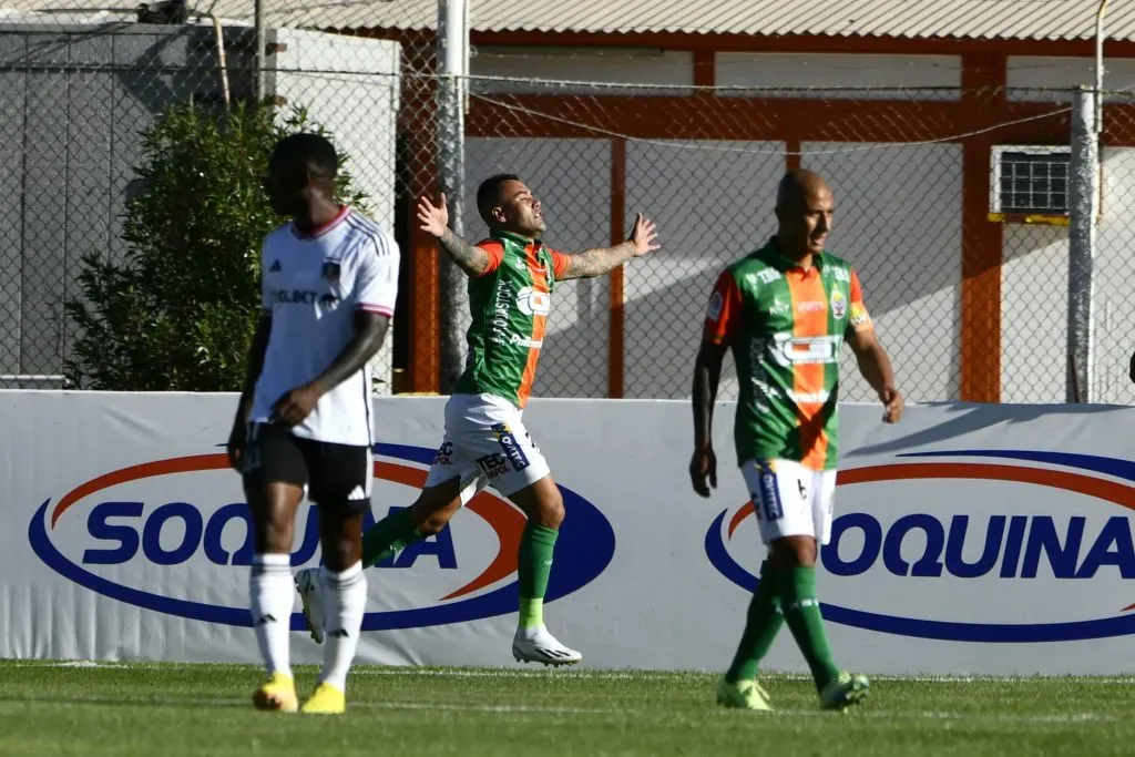 Cobresal y Colo Colo en El Cobre de El Salvador. (Foto: Photosport)