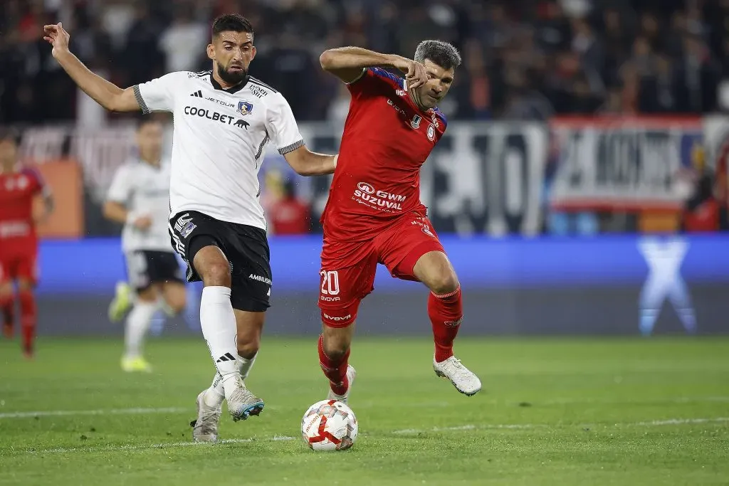 Emiliano Amor con Colo Colo vs Unión La Calera. (Foto: Photosport)