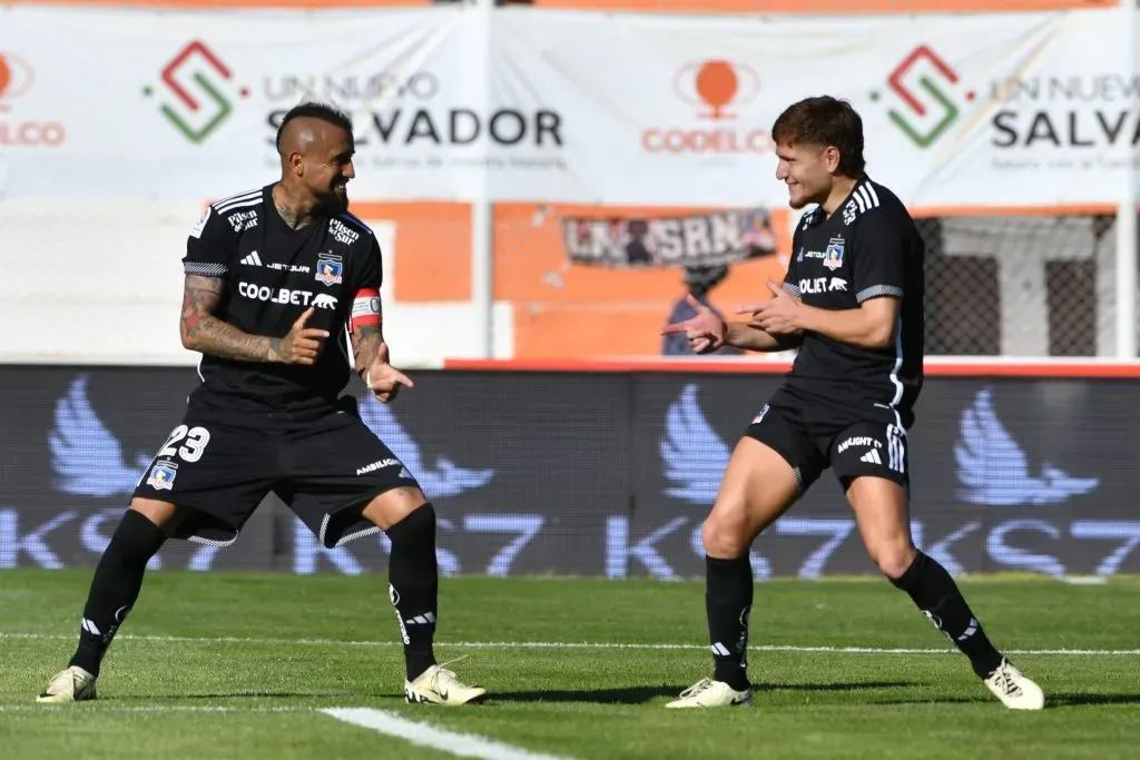 Arturo Vidal marcó el segundo para Colo Colo. | Imagen: Photosport