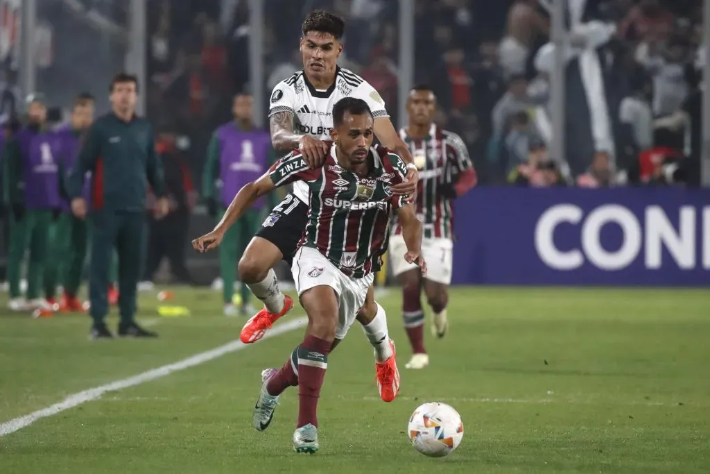 Erick Wiemberg jugando ante Fluminense