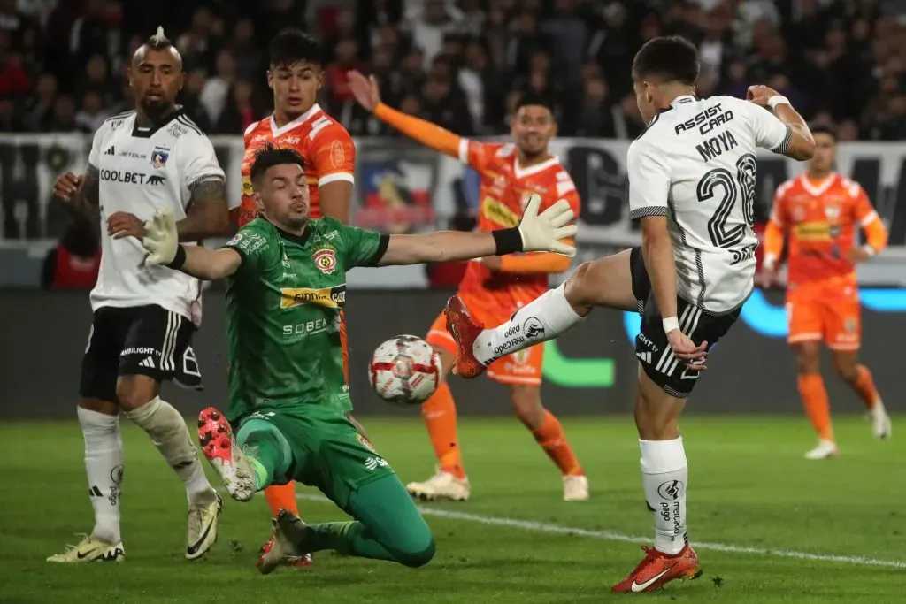 El último partido de Matías Moya en Colo Colo fue vs Cobreloa. (Foto: Photosport)