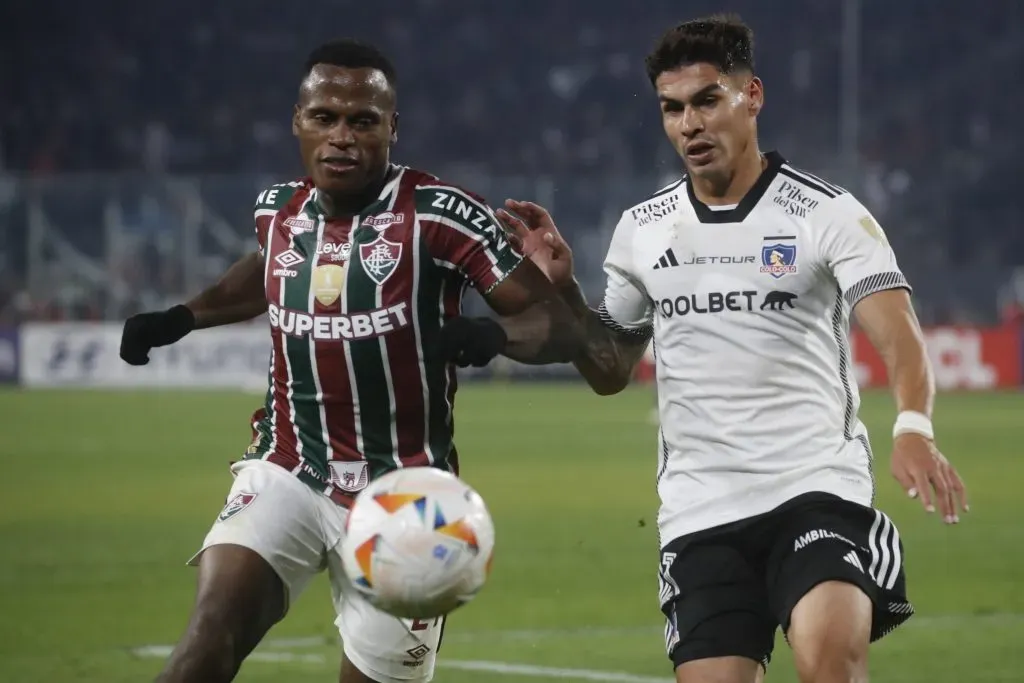 El Cacique mostró un gran rendimiento ante Fluminense, pero cayó en Brasil y en Santiago. Foto: Photosport.