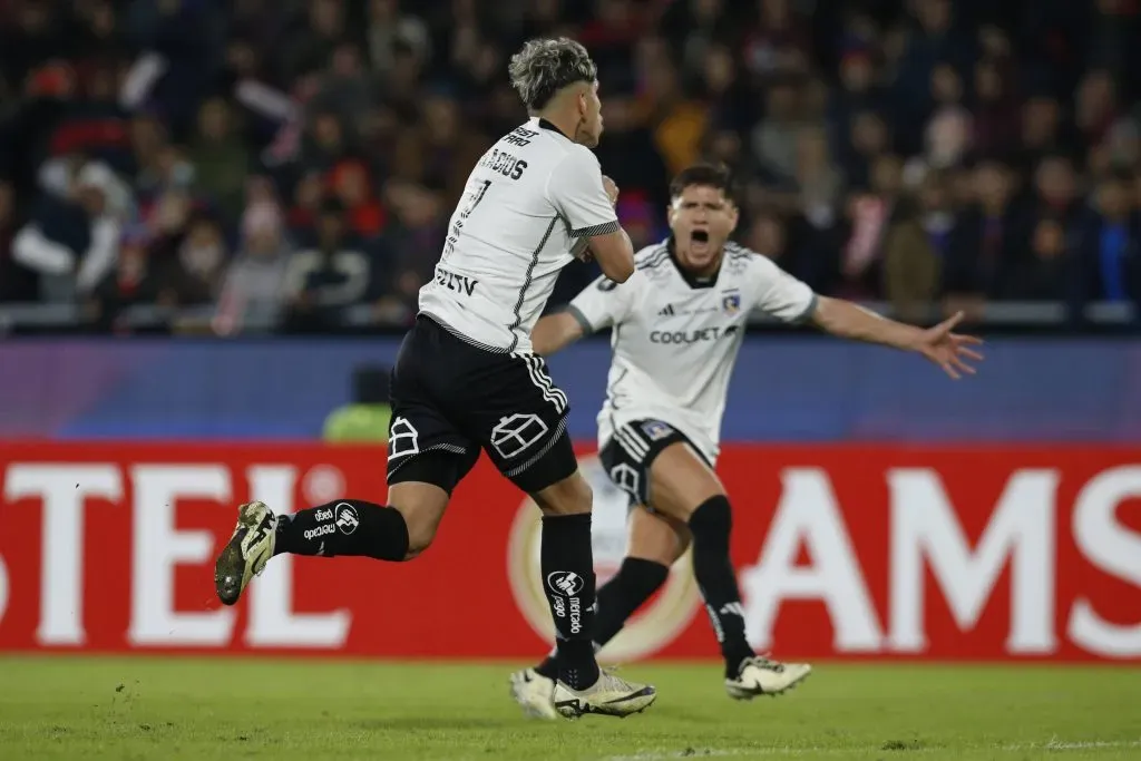 Carlos Palacios anotó el único gol de Colo Colo vs Cerro Porteño. | Imagen: Photosport.