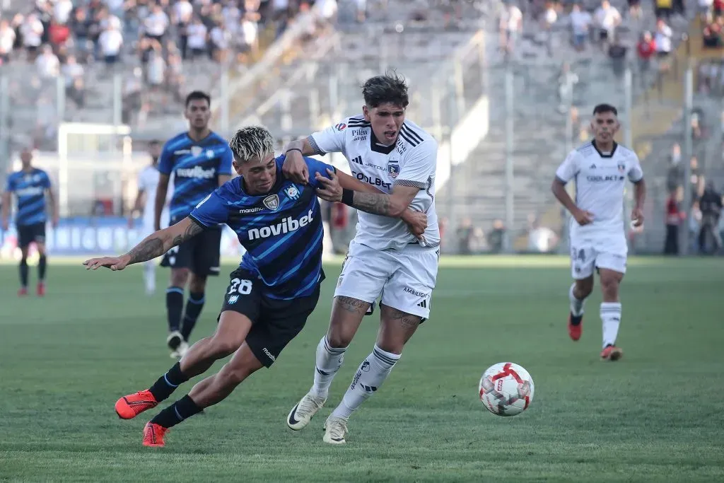 Maxi Gutiérrez enfrentó a Colo Colo en la fecha 3 del torneo nacional | Foto: Photosport