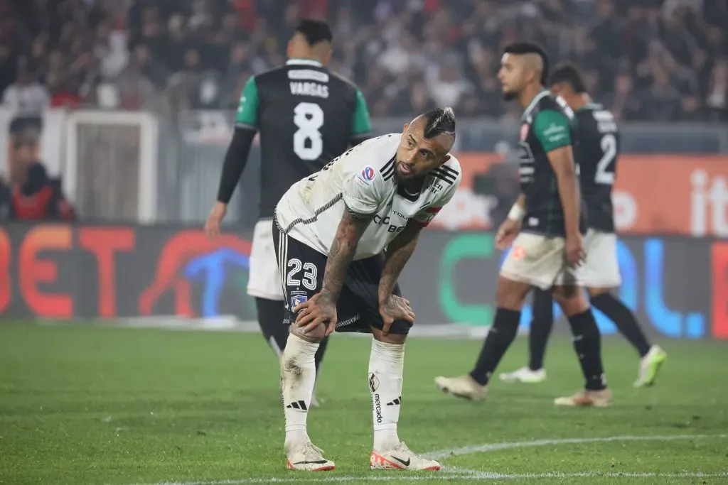 El King sacó cuentas alegres luego del primer semestre de Colo Colo. Foto: Photosport.