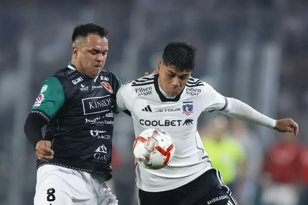 Damián Pizarro en el partido de Colo Colo vs Deportes Copiapó. (Foto: Photosport)