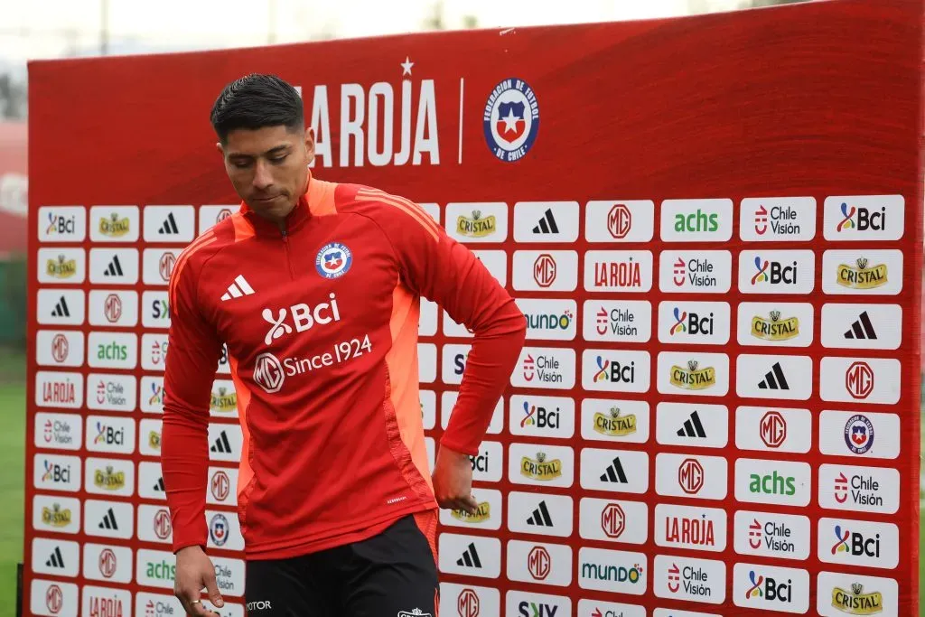 Brayan Cortés en la Selección Chilena. (Foto: Photosport)