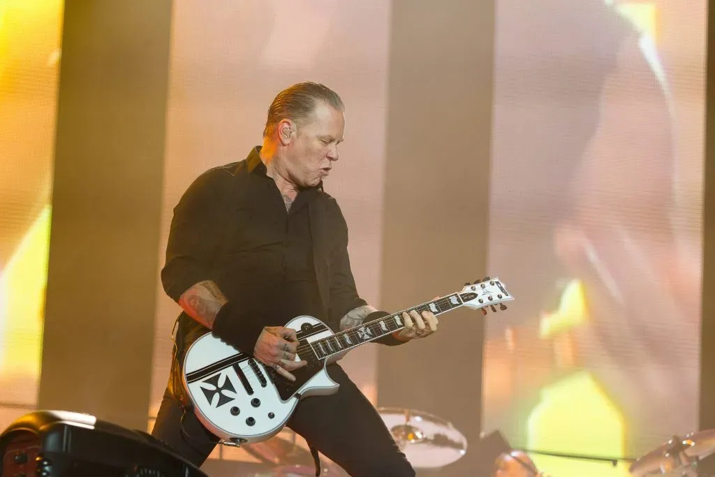 James Hetfield (líder de Metallica) en 2014 | Foto: Imago