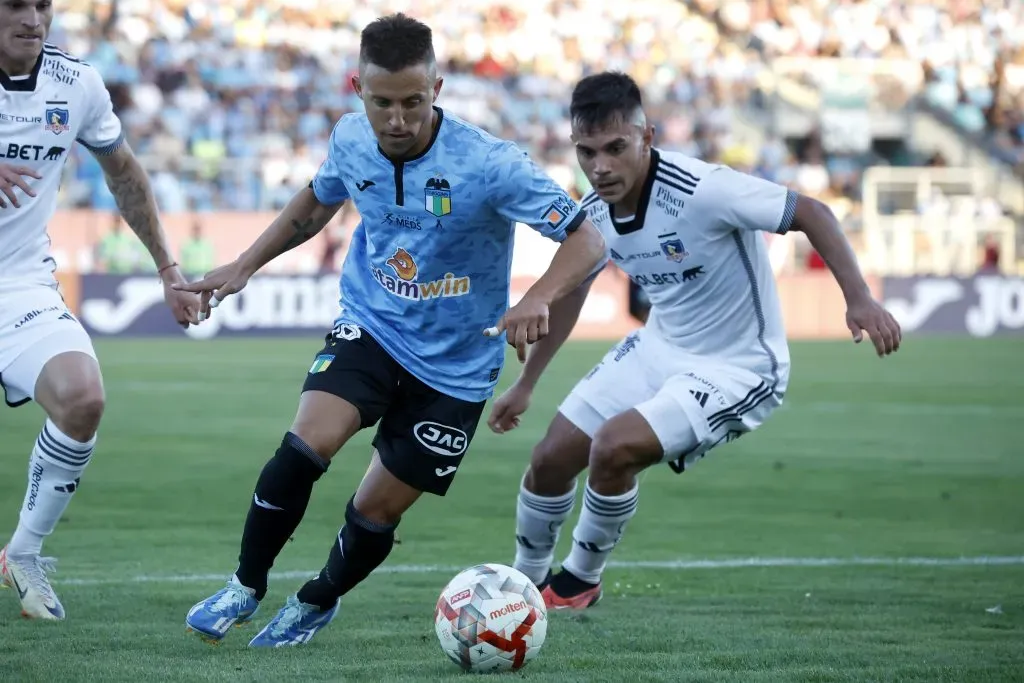 Este domingo, albos y celestes se miden por la ida de los cuartos de final de la Zona Centro Sur de la Copa Chile. Foto: Photosport.