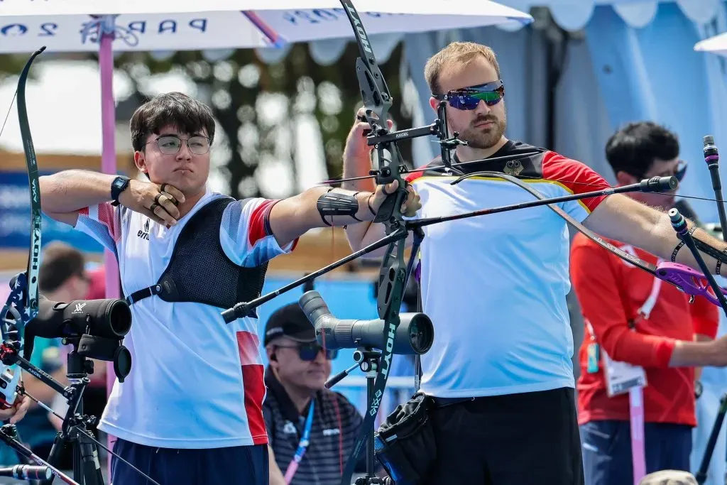 Andrés Gallardo participando en los Juegos Olímpicos