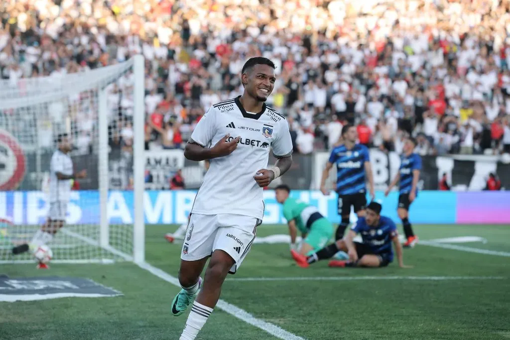 Daniel Gutiérrez en el partido de Colo Colo vs Huachipato. (Foto: Photosport)