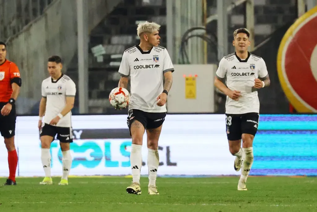 Carlos Palacios en partido de Colo Colo vs O’Higgins. (Foto: Photosport)