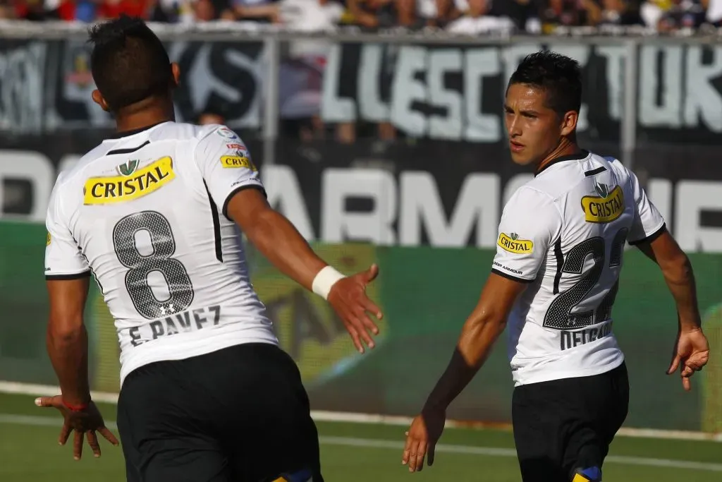 Juan Delgado fue campeón junto a Esteban Pavez en Colo Colo | Foto: Photosport