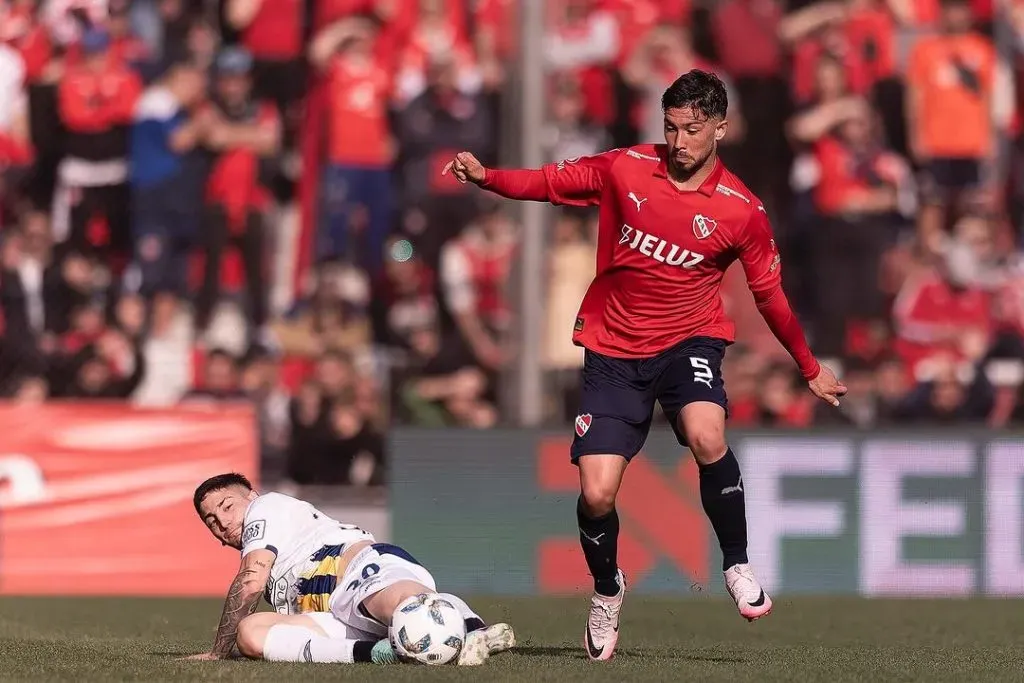 Felipe Loyola arribó en Independiente de Avellaneda y se convirtió en una de sus buenas figuras. Foto: Independiente de Avellaneda.