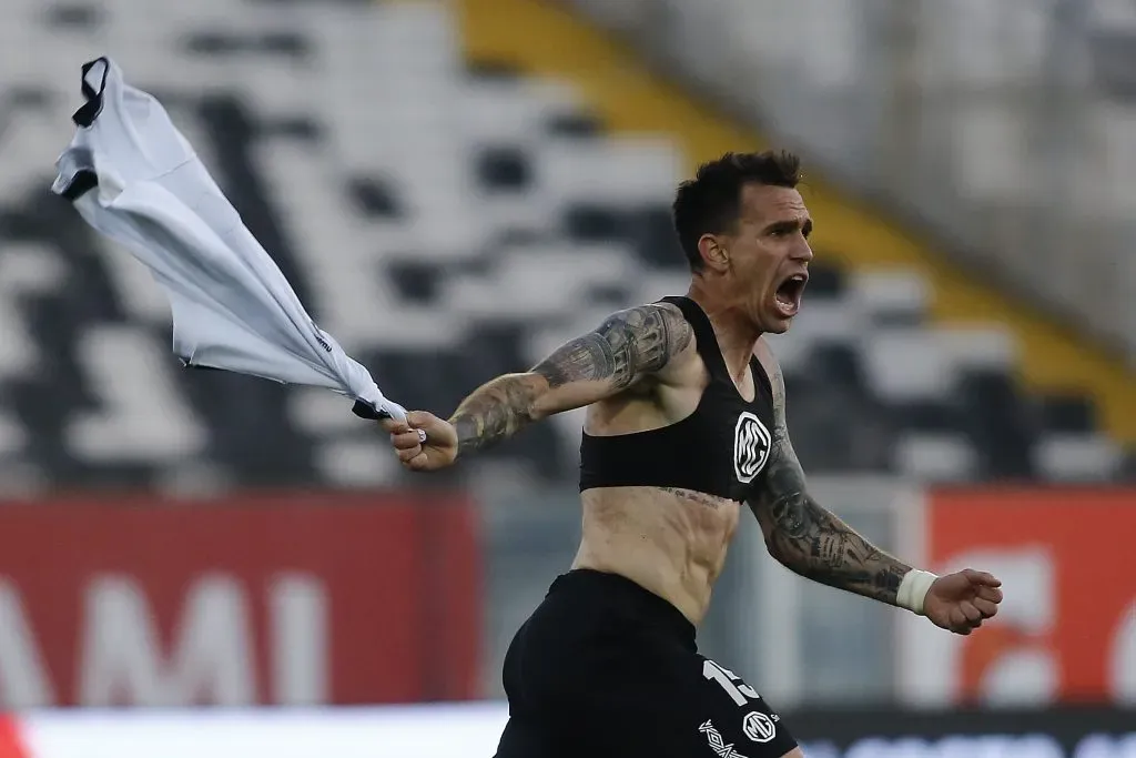 Pablo Mouche en sus días como jugador de Colo Colo. 