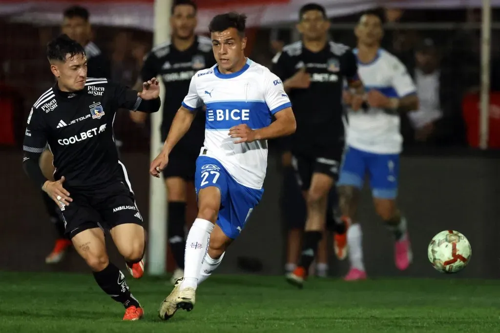 Colo Colo vs Universidad Católica en Santa Laura. (Foto: Photosport)