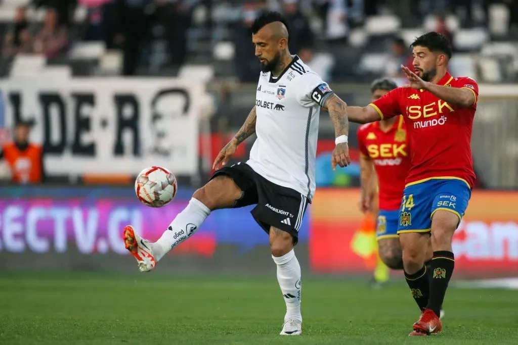 El King dejó atrás sus molestias y llegará con todo a la llave con River Plate. Foto: Photosport.