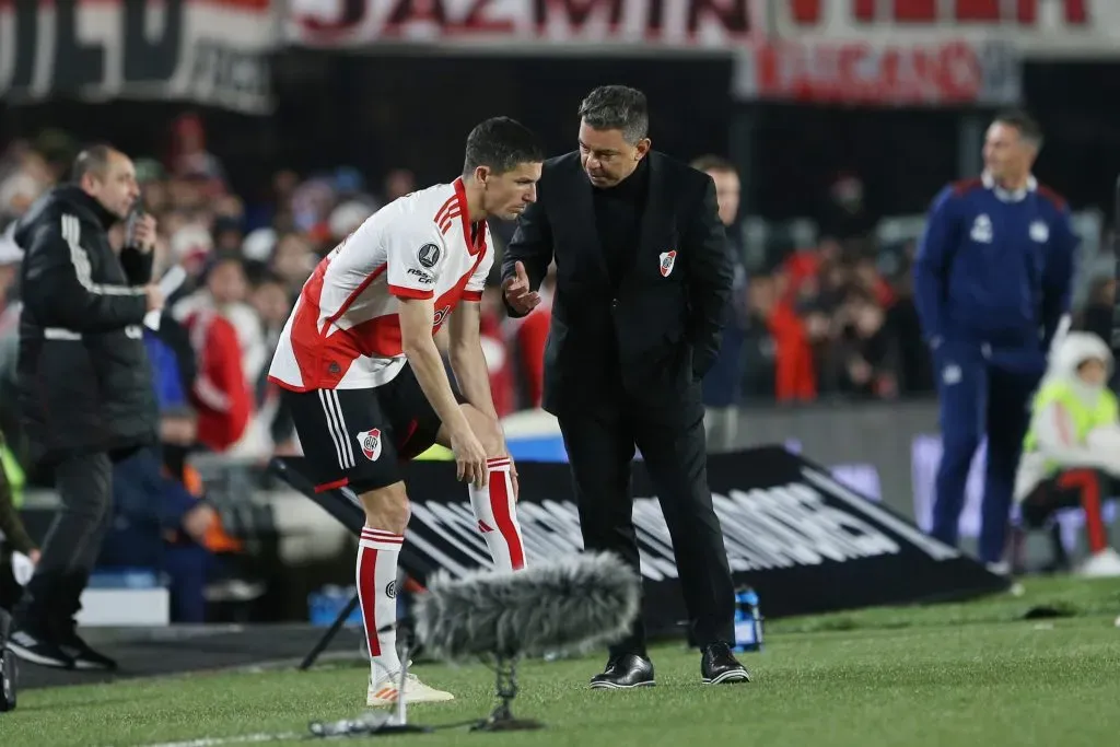 Marcelo Gallardo prepara formación mixta para enfrentar a Atlético Tucumán por el torneo argentino. Foto: Getty Images.