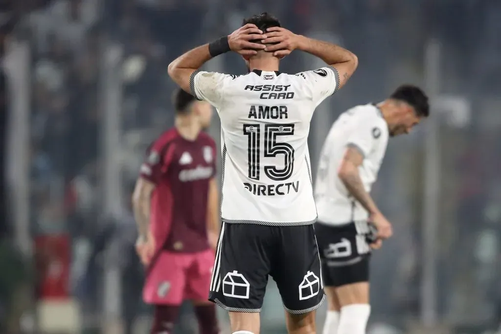 Emiliano Amor cargó contra el arbitraje de Colo Colo vs River Plate. | Imagen: Photosport.