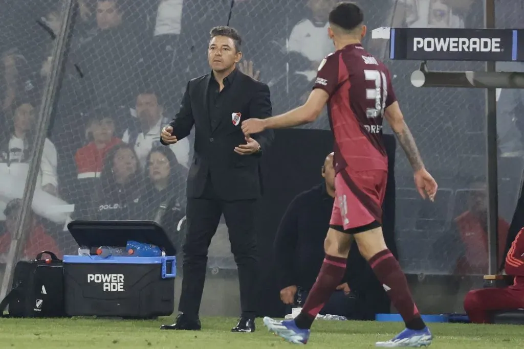 Marcelo Gallardo no quedó conforme con el partido de River Plate