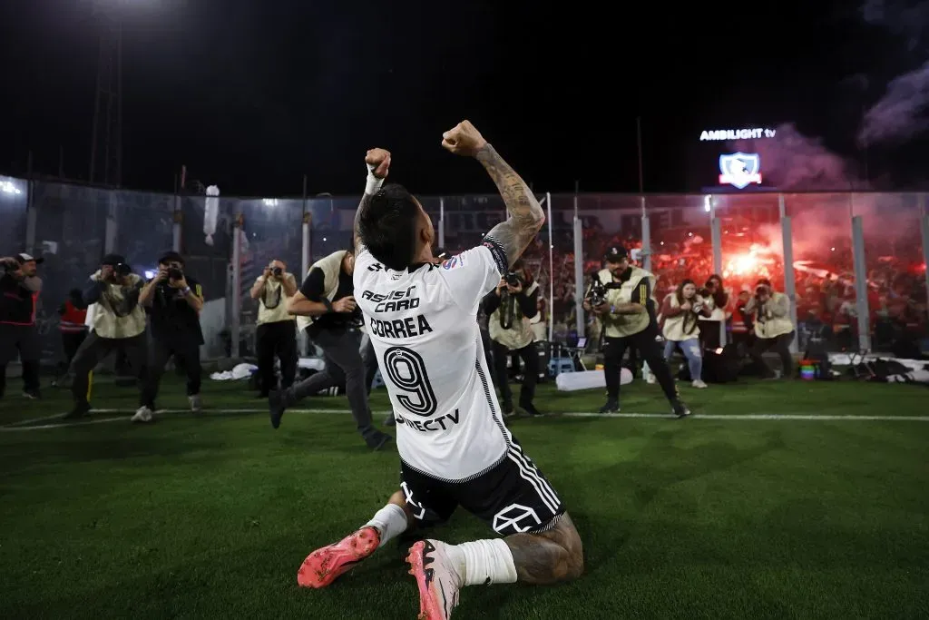 Correa anotó el gol del triunfo ante la Universidad Católica | Foto: Photosport