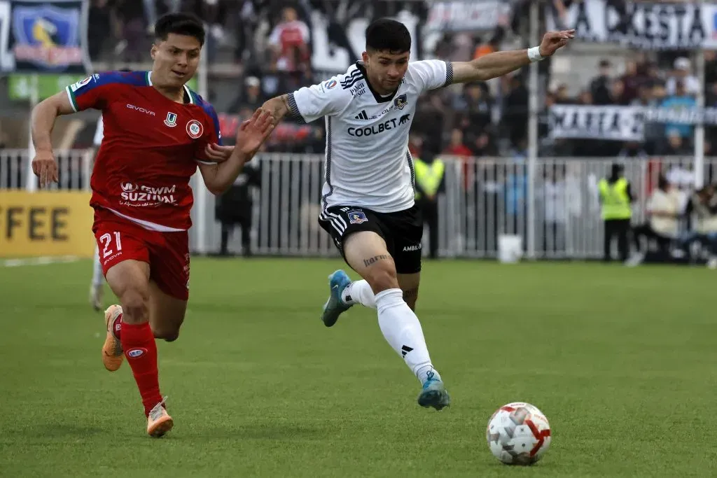 Cristián Riquelme se perfila como titular ante Palestino para cumplir con el minutaje Sub 21. Foto: Photosport.