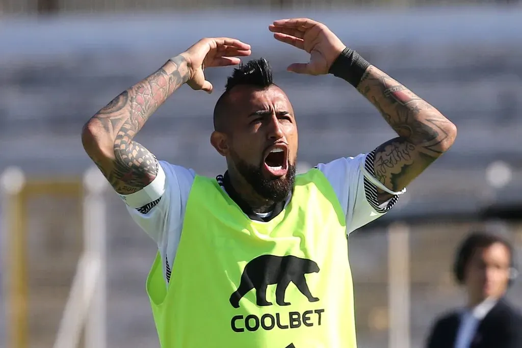 Arturo Vidal festejó con todo el triunfo