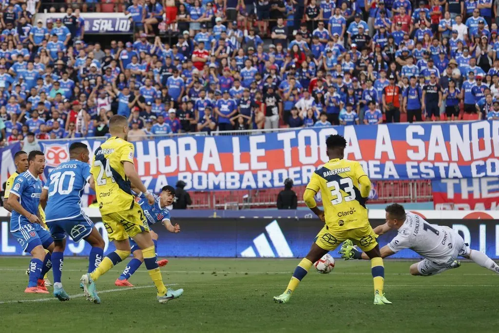 Nacho tuvo una jornada encendida ante Universidad de Chile. – Imagen: Pepe Alvujar/Photosport.