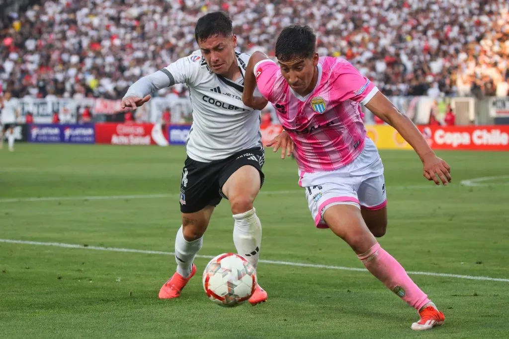 Cristián Zavala en el partido frente a Magallanes por Copa Chile. (Foto: Photosport)