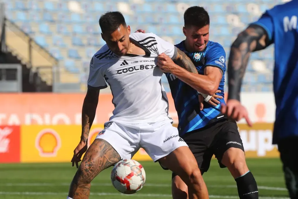 Javier Correa en el partido con Huachipato por la Supercopa 2024. (Foto: Photosport)