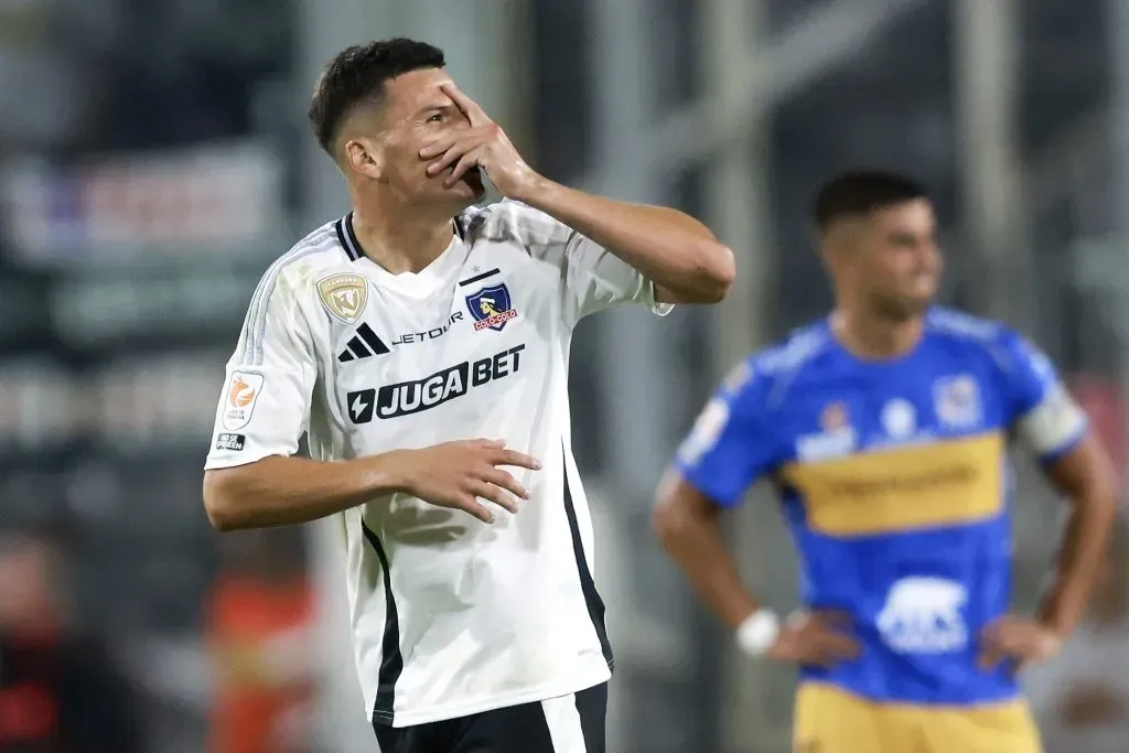 Lucas Cepeda fue la figura de Colo Colo ante Everton | Foto: Photosport