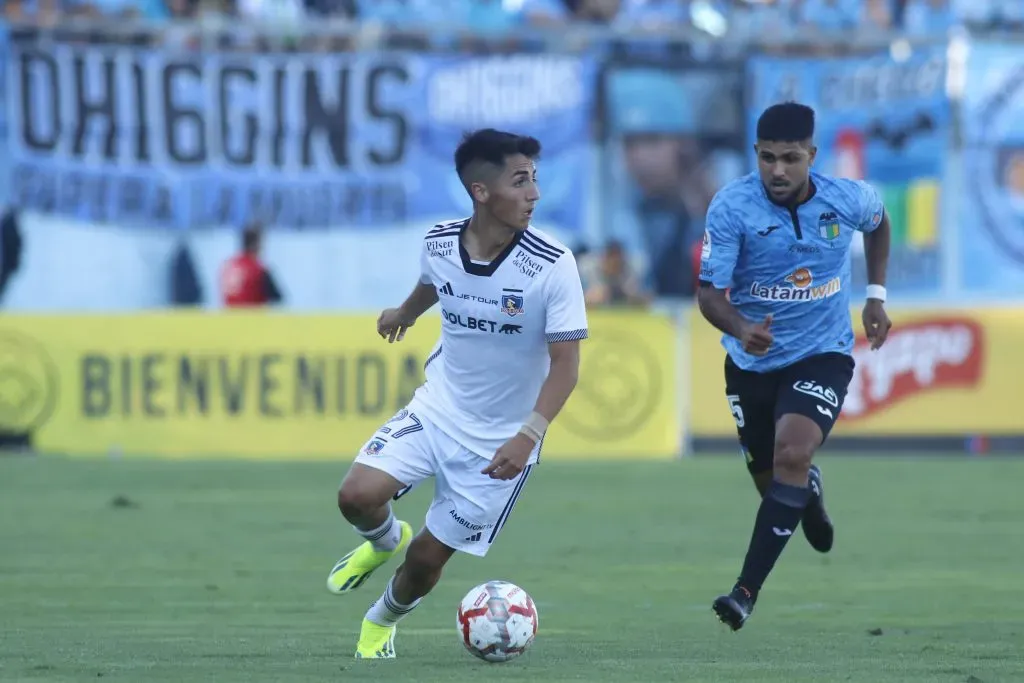 Diego Plaza en el partido con O’Higgins. (Foto: Photosport)