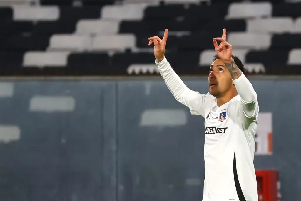 El delantero anotó para el triunfo de Colo Colo. (Foto: Photosport)