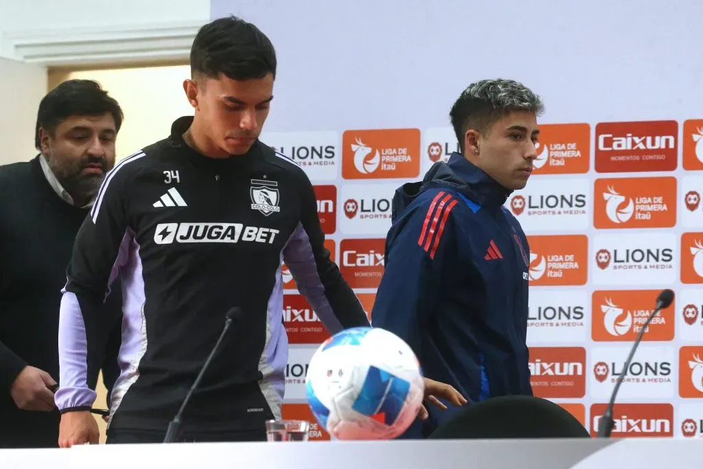 Vicente Pizarro habló en la conferencia de capitanes previa al Superclásico | Foto: Photosport
