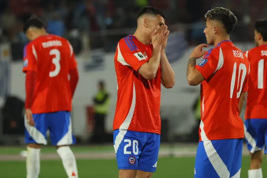 Lucas Cepeda en la Selección Chilena. (Foto: Photosport)