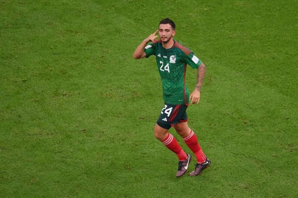 Luis Chávez con la Selección de México / Getty