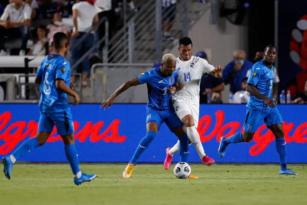 Panamá y Honduras en la Copa Oro 2021 (Getty)