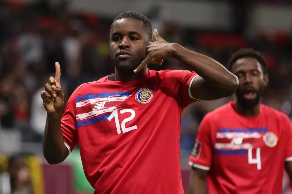 Joel Campbell con la Selección de Costa Rica