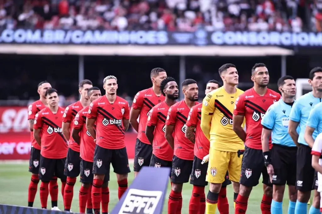 Goianiense cayó por la mínima ante Sao Paulo (Atlético Goianiense).