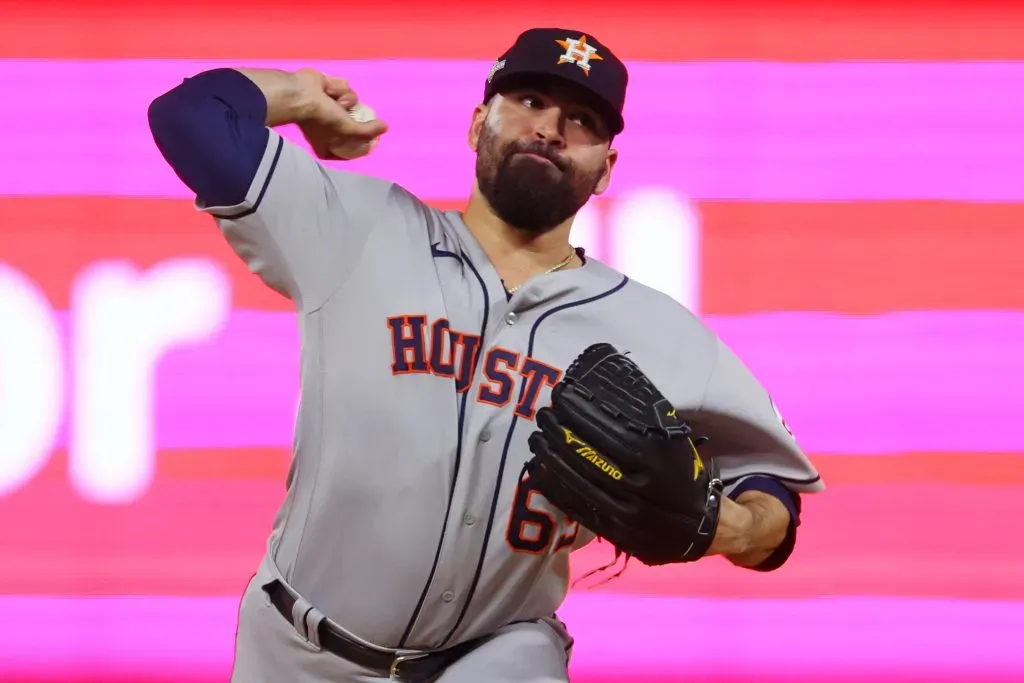 José Urquidy 5.2 IP | 3 H | 2 R | 1 BB | 6 K  | Juego 4 ALDS 2023 (Foto: Getty Images)