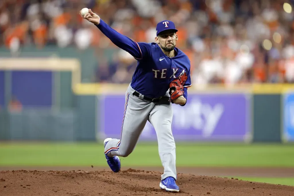 Nathan Eovaldi 6.1 IP | 5 H | 1 R | 3 BB | 4 K | Juego 6 ALCS 2023 (Foto: Getty Images)