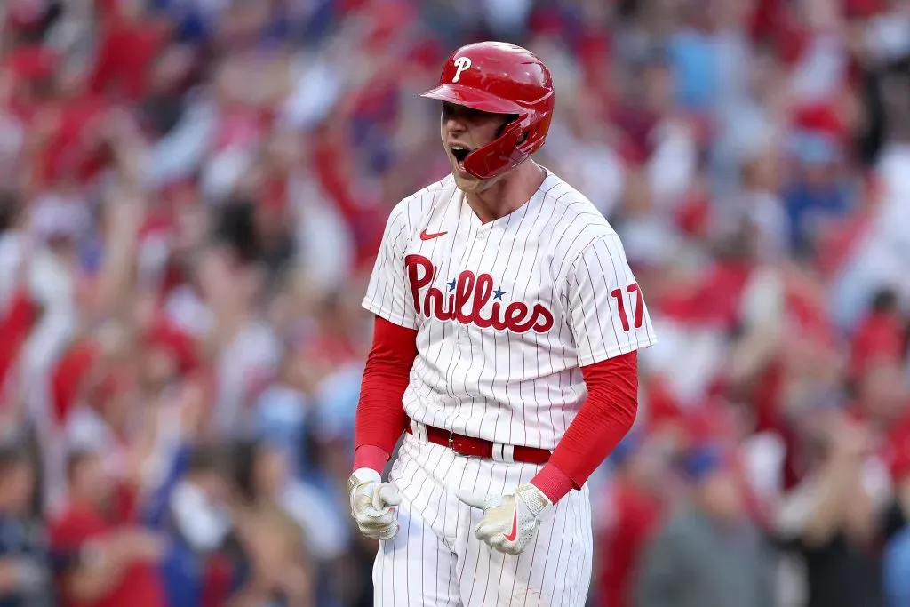 Rhys Hoskins en la postemporada del 2022 (Foto: Getty Images)