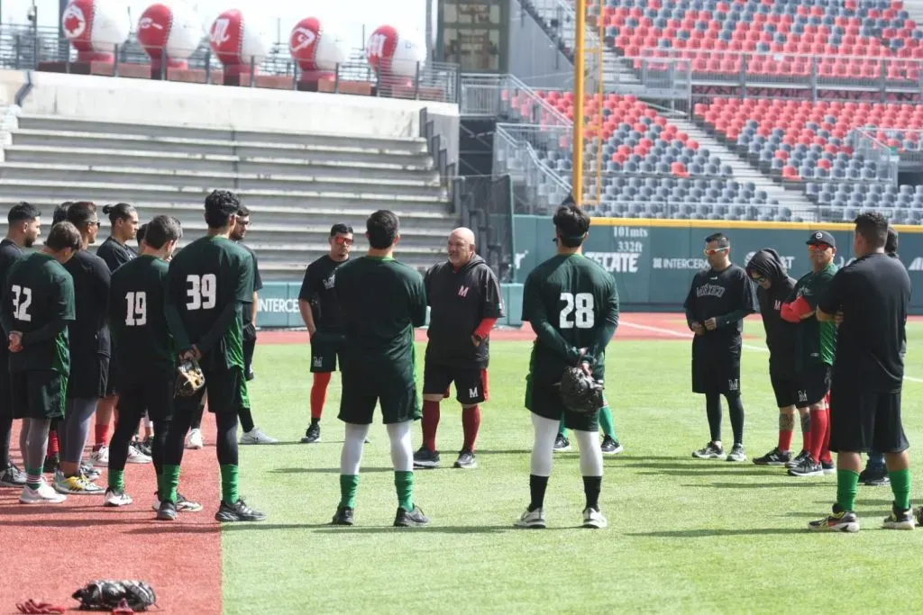 La selección mexicana completó su preparación en el Estadio Alfredo Harp Helú (Vía: LMB)