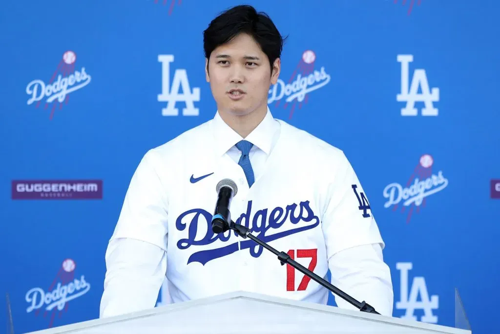 Shohei Ohtani dio sus primeras palabras como jugador de los Dodgers (Foto: Getty Images)