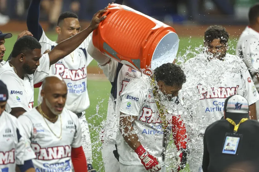 Jhonny Santos dio el hit del triunfo panameño (Cortesía CBPC)