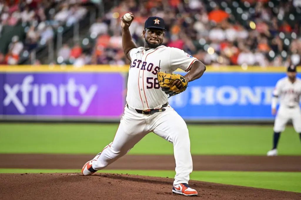 Ronel Blanco está en su tercera campaña con Astros de Houston (Getty Images)